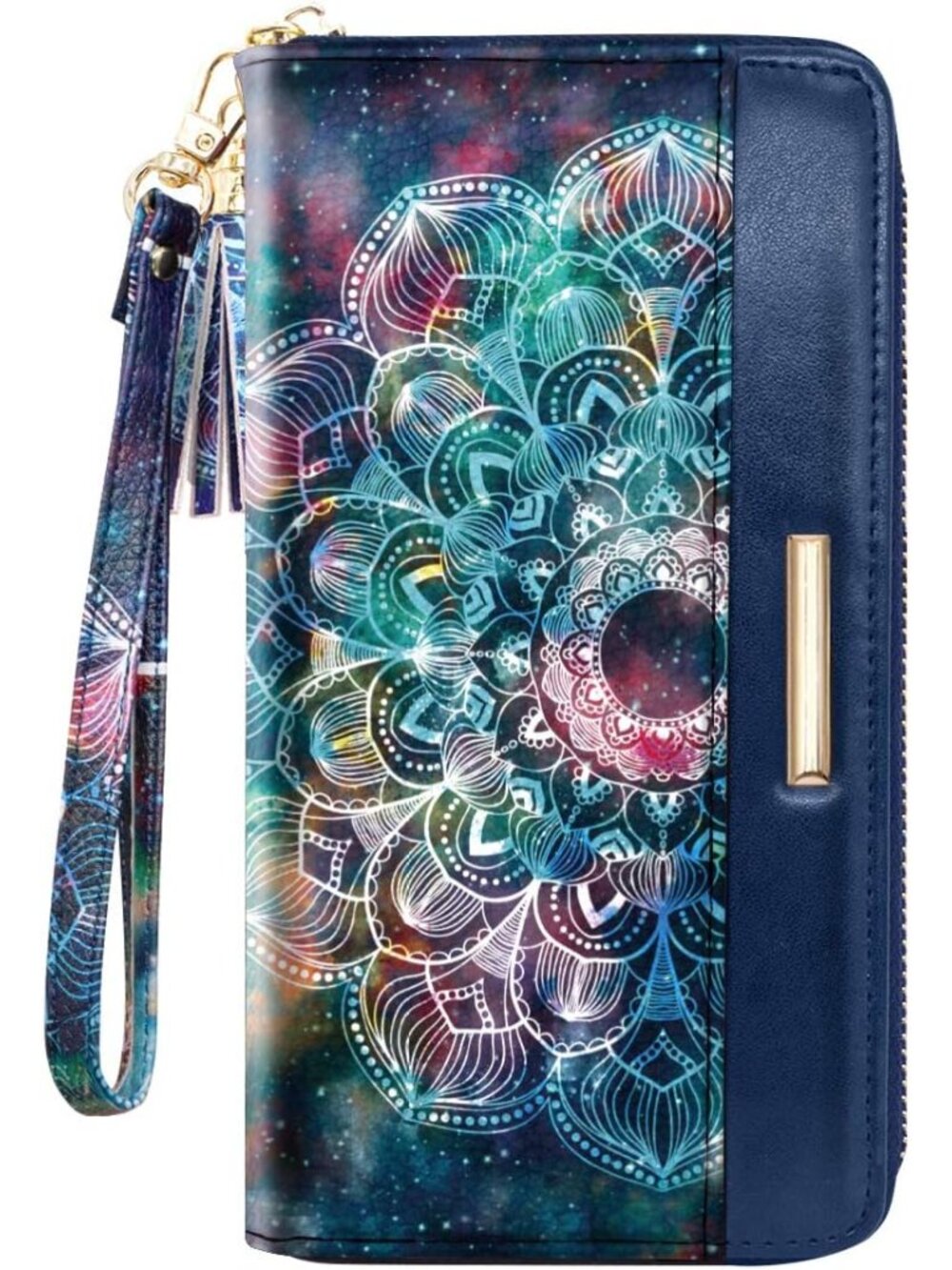 Wallet for Women RFID Blocking Zipper Around Credit Card Holder - Picture 8 of 8